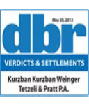 May 12, 2012 | dbr | Verdict's & Settlements | Kurzban Kurzban Tetzeli & Pratt P.A.