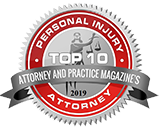 Personal Injury Attorney | Attorney And Practice Magazine's Top 10 | 2019