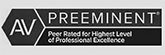 AV | Preeminent | Peer Rated for Highest Level of Professional Excellence